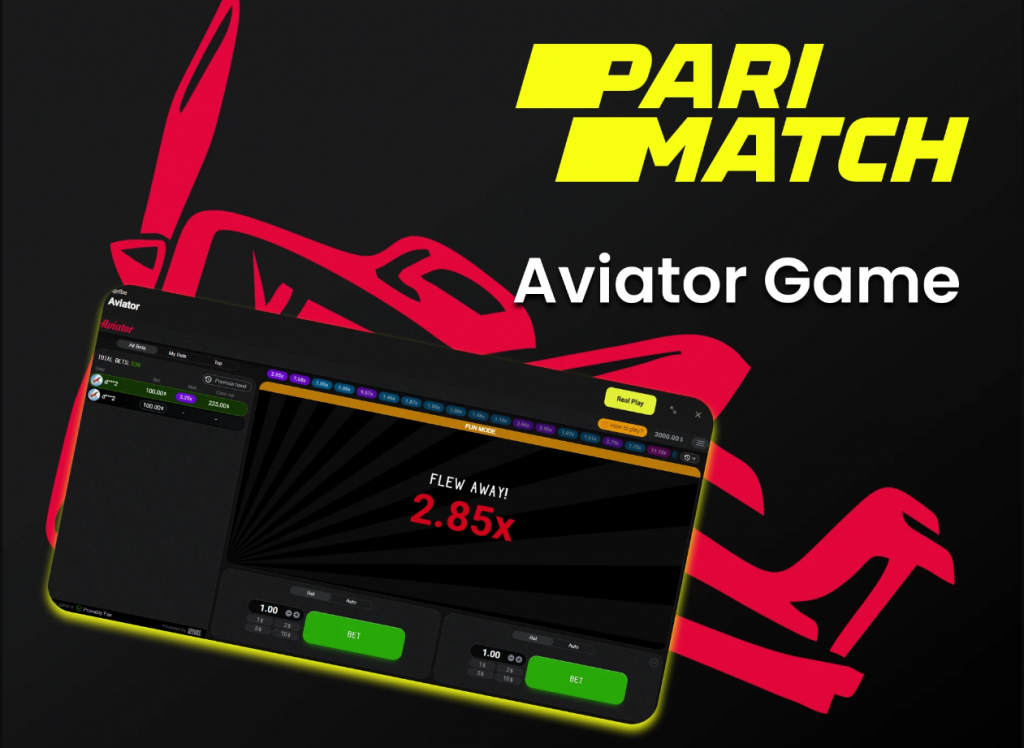 Aviator játék Parimatch Casino